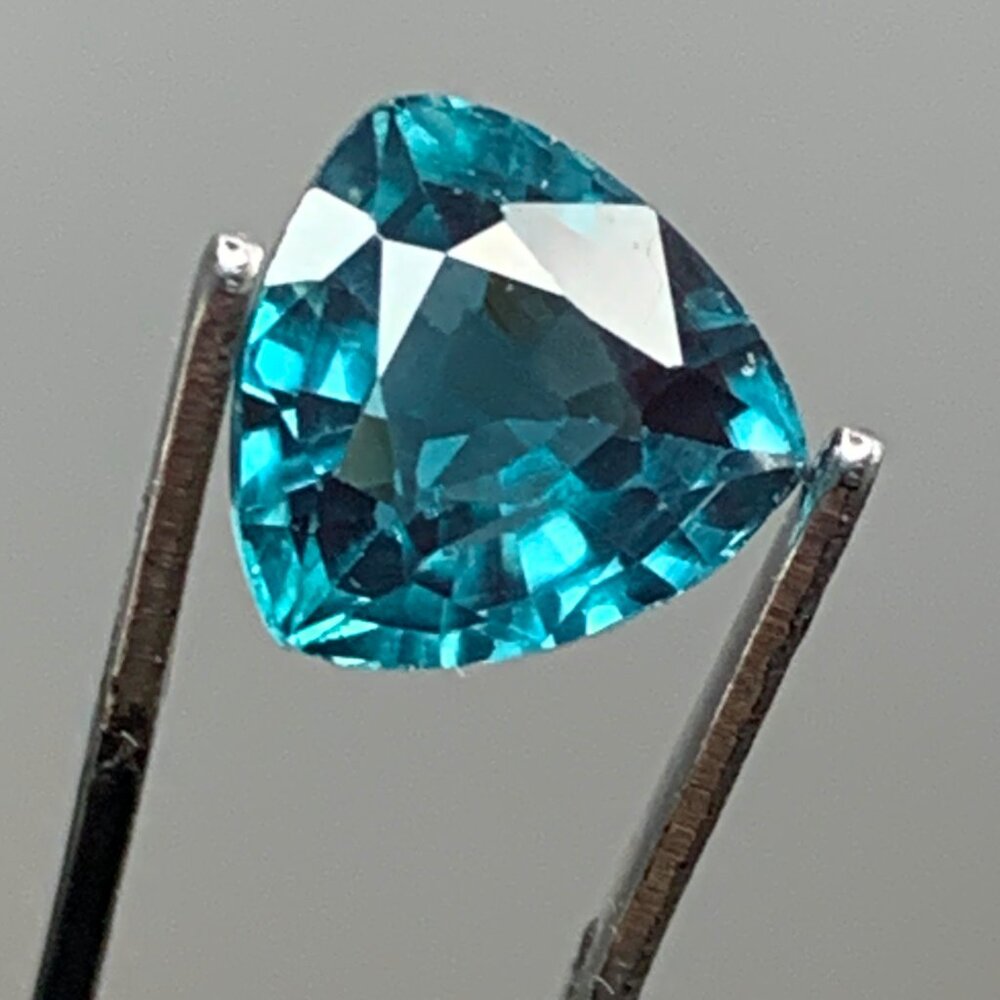 Gorgeous Blue tourmaline with certification .